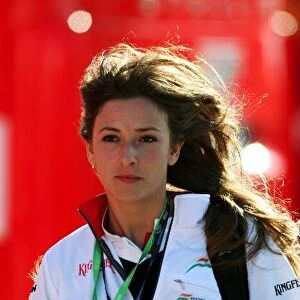 Formula One World Championship: Mariapina Sarcone, Force India F1 hospitality