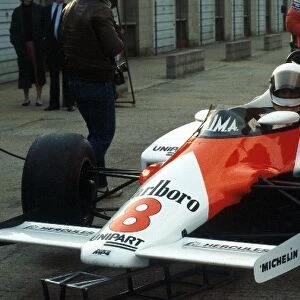 Formula One World Championship: Martin Brundle awaits his opportunity to test the McLaren MP4 / 1C for the first time