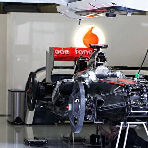 Formula One World Championship: McLaren MP4 / 25 in the pits