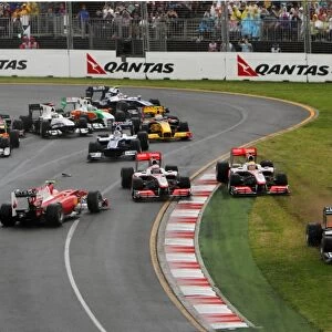 2010 Grand Prix Races Framed Print Collection: Rd2 Australian Grand Prix