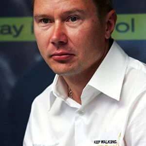 Formula One World Championship: Mika Hakkinen Johnny Walker Global Responsible Drinking Ambassador
