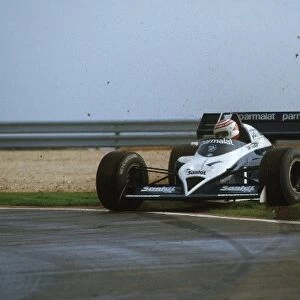 Formula One World Championship: Nelson Piquet digs himself out of the gravel