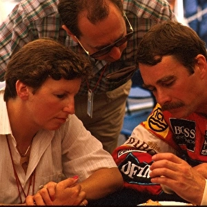Formula One World Championship: Nigel Mansell and wife Rosanne