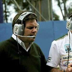Formula One World Championship: Patrick Head Williams Designer and Frank Williams Williams Team Owner