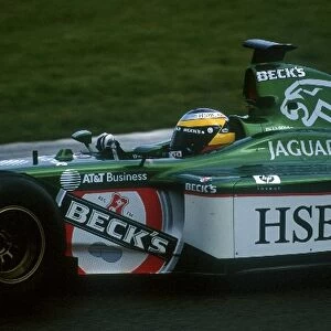 Formula One World Championship: Pedro De La Rosa Jaguar Cosworth R2 has his first test for Jaguar