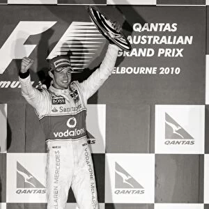 Rd2 Australian Grand Prix Poster Print Collection: Black and White Images
