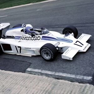 Formula One World Championship: Renzo Zorzi Shadow DN8 retired from the race on lap 22 with a blown engine, which would inadvertently have tragic