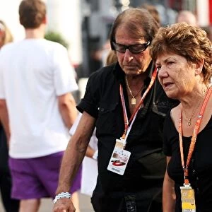 Formula One World Championship: Roberto, the Father, and the Mother of Giancarlo Fisichella Ferrari