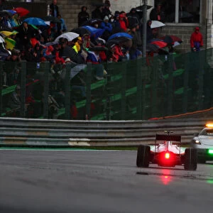 Formula One World Championship: The safety car leads the field