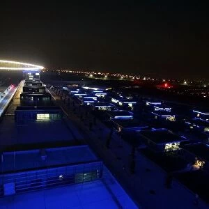 Formula One World Championship: The Shanghai paddock at night