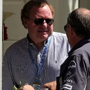 Formula One World Championship: Trevor Foster Zytek talks with Ian Phillips MF1 Racing Commercial Director