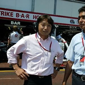 Formula One World Championship: Ukyo Katayama with Aguri Suzuki