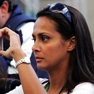 Formula One World Championship: A woman: Formula One World Championship, Rd 18, Brazilian Grand Prix, Race Day, Interlagos, Brazil, 22 October 2006