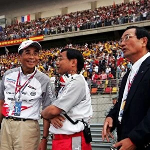 Formula One World Championship: Yoshimi Inaba Toyota Executive Vice President on the grid