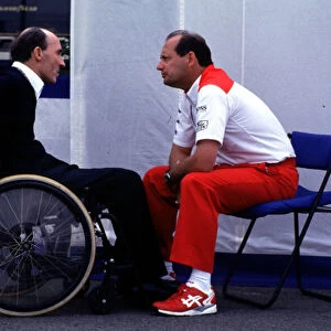 FRANK WILLIAMS HISTORY With Ron Dennis. PHOTO: LAT