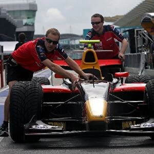 GP2 Asia Series: The car of Sebastien Buemi TRUST Team Arden