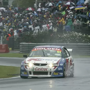 HOLDEN V8 SUPERCAR DRIVER GREG MURPHY WINS RACE 1 IN NEW ZEALAND TODAY