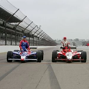 Indy Racing League: Buddy Rice, Dan Wheldon and Dario Franchitti make up the front row for the Indianapolis 500, Indianapolis Motor Speedway