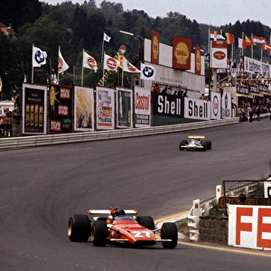 Jacky Ickx & Jack Brabham: Belgian Grand Prix, Spa Francorchamps, 5-7 Jun 70