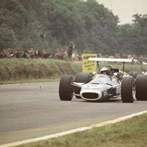 Jean-Pierre Beltoise leads Jochen Rindt and Piers Courage British Grand Prix