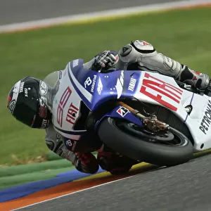 Jorge Lorenzo Fiat Yamaha Team2009 MotoGP Testing