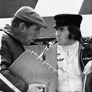 Ken Tyrrell and Jackie Stewart World Copyright - LAT Photographic