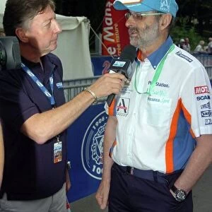 Le Mans-6/12/07. Henri Pescarolo does interview. Worldwide Copyright-Dave Friedman/LAT