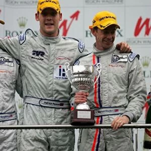Le Mans Endurance Series: Patrick Pearce and Warren Hughes TVR celebrate on the podium