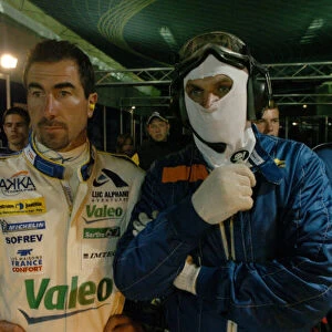 Le Mans-June 14, 2006-Luc Alphand and Crewman-World Copyright-Dave Friedman / LAT Photographic 2006