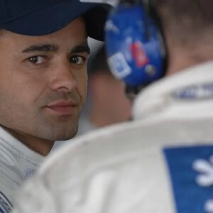 Le Mans Test Day: Pedro Lamy Team Peugeot Total