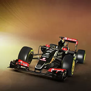 Lotus E23 Reveal. CGI Render of the new Lotus E23. Monday 26 January 2015. World Copyright: Lotus F1 Team (Copyright Free) ref: Digital Image e23_2015-launchcamera2