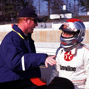 Mario Andretti Panoz LMP test Panoz driver Johnny O Connell