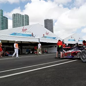 Miami e-Prix 2015. First Practice Session FIA Formula E World Championship. Miami, Florida, USA. Saturday 14 March 2015. Copyright: Adam Warner / LAT / FE ref: Digital Image _L5R3518