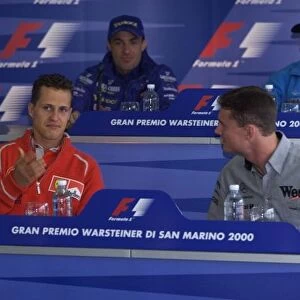 Michael Schumacher and David Coulthard talk