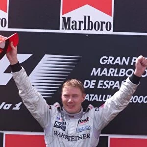 Mika Hakkinen, McLaren Mercedes - podium