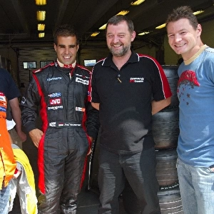 Minardi F1 X2: Moto GP 125cc rider Gabor Talmassi, Zsolt Baumgartner, Paul Stoddart and Boxer Zsolt Erdei