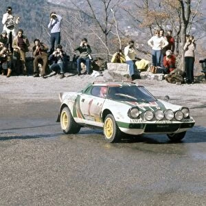 Monte Carlo Rally, Monaco. 22-28 January 1977: Sandro Munari / Silvio Maiga, 1st position