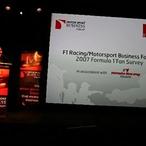 Motorsport Business Forum: Matt Bishop: Motorsport Business Forum, Grimaldi Forum, Monte Carlo, Monaco. 5-6 December 2007