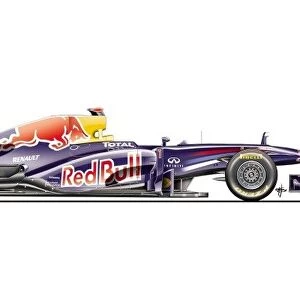 Red Bull RB7 side view, Italian GP: MOTORSPORT IMAGES: Red Bull RB7 side view, Italian GP