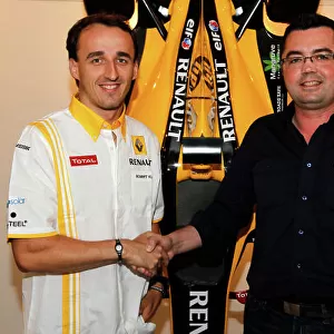 Renault F1 Robert Kubica Contract Announcement