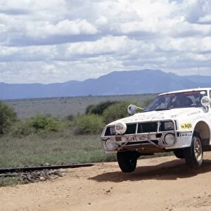 Safari Rally, Kenya. 19-23 April 1984: Sandro Munari / Ian Street, retired