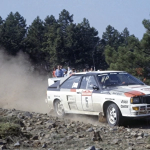 San Remo Rally, Italy. 2-8 October 1983: Hannu Mikkola / Arne Hertz, retired