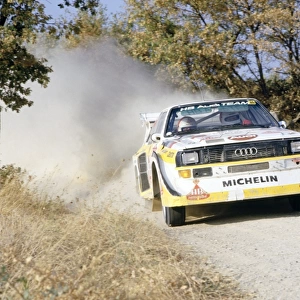 Sanremo Rally, Italy. 29 September-4 October 1985: Walter Rohrl / Christian Geistdorfer, 1st position