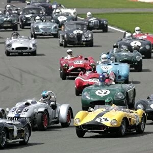 Silverstone Classic: The start of the RAC Woodcote trophy