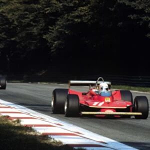 South African Jody Scheckter, ahead of team mate Gilles Villeneuve