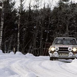 Swedish Rally, Sweden. 10-12 February 1978: Bjorn Waldegaard / Hans Thorszelius, 1st position