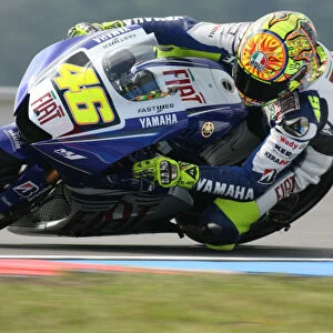 Valentino Rossi Fiat Yamaha Team fastest in Free Practice 1