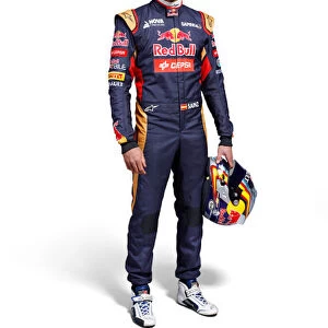 Wednesday 28 January 2015. Carlos Sainz Jr, Toro Rosso. Photo: Scuderia Toro Rosso (Copyright Free FOR EDITORIAL USE ONLY) ref: Digital Image Toro_Rosso_STR10_Studio_2015_02
