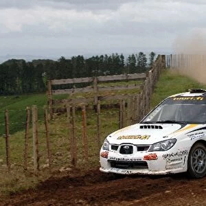 World Rally Championship: Jari Matti Latvala Subuaru Impreza STi on stage 3