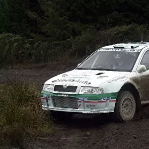 World Rally Championship: Kenneth Eriksson / Tina Thorner Skoda Octavia WRC